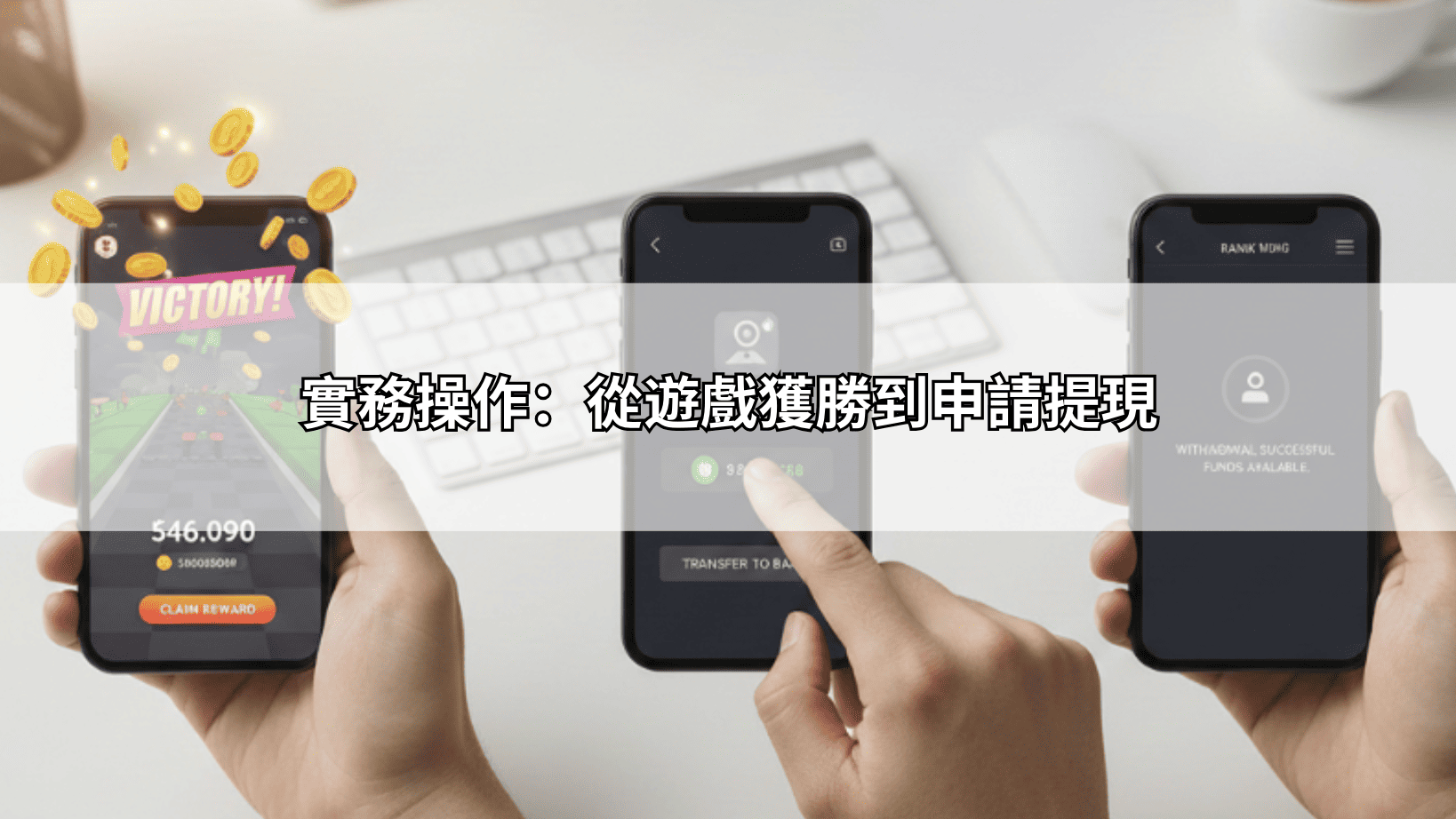 實務操作：從遊戲獲勝到申請提現
